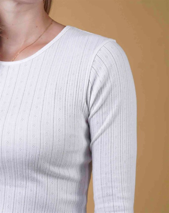 Pointelle Women's Langærmet Trøje